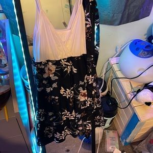 Black & White floral dress